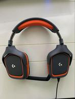 Logitech gaming headset, Ophalen of Verzenden, Gaming headset, Zo goed als nieuw, Over-ear