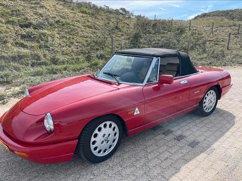 Alfa Romeo Spider, Auto's, Alfa Romeo, Particulier, Benzine, Cabriolet, Handgeschakeld, Rood, Beige, Alcantara, Achterwielaandrijving