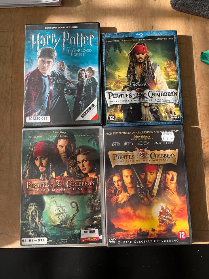 DVD Collectie: Harry Potter & Pirates of the Caribbean, Cd's en Dvd's, Dvd's | Overige Dvd's, Gebruikt, Vanaf 12 jaar, Ophalen