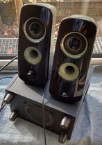 Logitech speaker subwoofer set Z323, mag weg voor weinig., Ophalen of Verzenden, Zo goed als nieuw, Audiokanaal 2.1, Logitech