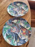 Kunst op tafel bord dolfijn 2x, Ophalen