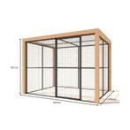 Aluminium kippenren Olivia, Dieren en Toebehoren, Pluimvee | Toebehoren, Ophalen of Verzenden, Nieuw, Kippenhok of Kippenren