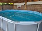 Bestway zwembad 488x305x107 zeer compleet, Tuin en Terras, Zwembaden, Ophalen, 80 tot 120 cm, 300 cm of meer, Zo goed als nieuw