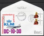 1e KLM DC-10-30 vlucht Amsterdam - New York 1972, Postzegels en Munten, Brieven en Enveloppen | Nederland, Verzenden, Envelop