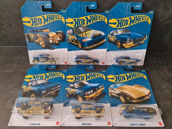 Hot Wheels 58th Anniversary Serie incl Chase - Nieuw!, Hobby en Vrije tijd, Modelauto's | Overige schalen, Nieuw, Auto, Ophalen of Verzenden