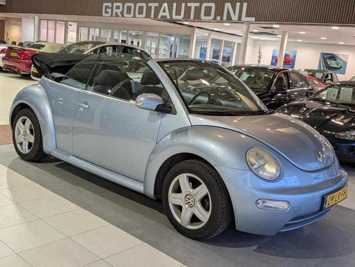 Volkswagen Beetle Cabriolet 2.0 Airco, NAP (bj 2003), Auto's, Volkswagen, Bedrijf, Te koop, Beetle (Kever), ABS, Airbags, Airconditioning