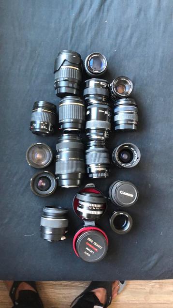Canon ,Tamron Diverse Lenzen in goede staat prr stuk te koop beschikbaar voor biedingen