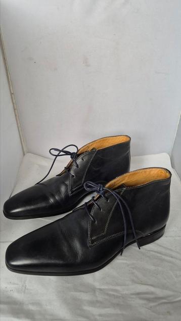 Giorgio nieuw staat blauw tegen zwart leren schoenen mt 40  beschikbaar voor biedingen