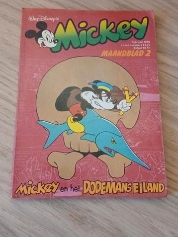 Mickey en het Dodemans Eiland, stripboek/tijdschrift  beschikbaar voor biedingen