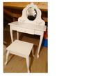 meisjes kaptafel en kruk, Huis en Inrichting, Tafels | Kaptafels, Ophalen, Zo goed als nieuw, 50 tot 100 cm, Minder dan 100 cm