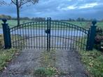 Poort oprit en loop hekje, Tuin en Terras, Ophalen, Gebruikt, Staal, 100 tot 150 cm