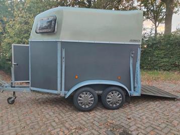 Mooie 1,5 paards paardentrailer aluminium bodem  beschikbaar voor biedingen
