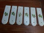4 romantische porseleinen deurplaten, porcelaine de paris, Antiek en Kunst, Antiek | Porselein, Ophalen of Verzenden
