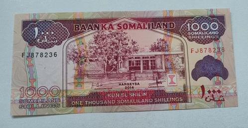 Somaliland 1000 Shillings - 2014 - UNC, Postzegels en Munten, Bankbiljetten | Afrika, Los biljet, Overige landen, Ophalen of Verzenden