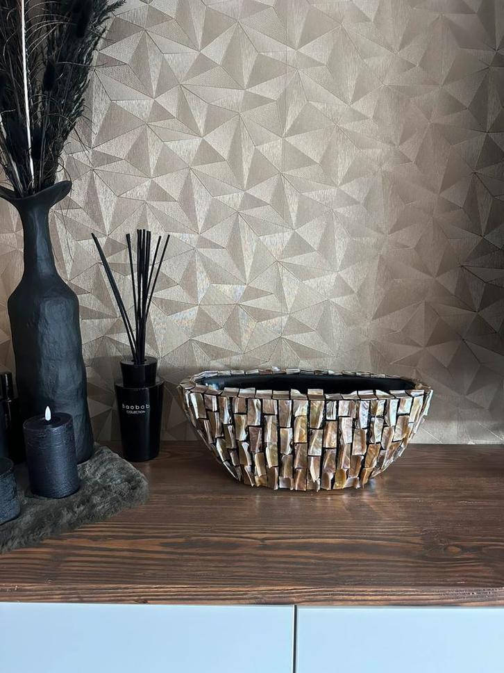 Schelpenvaas, Huis en Inrichting, Woonaccessoires | Vazen, Nieuw, Overige kleuren, Minder dan 50 cm, Ophalen