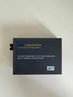 Universele glasvezel mediaconverter, Computers en Software, Routers en Modems, Ophalen of Verzenden, Gebruikt