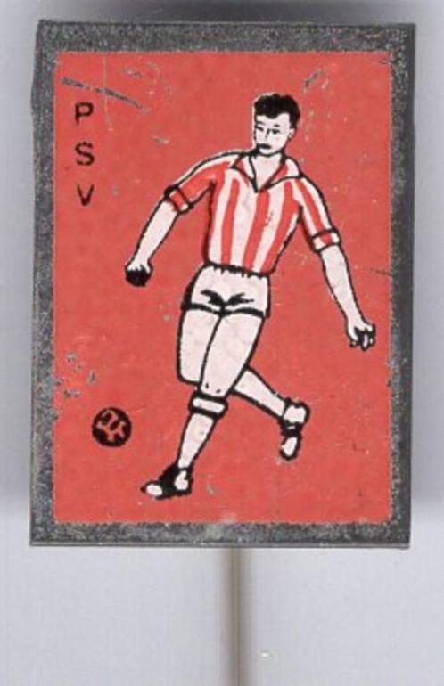 P.S.V. blik voetbalclub speldje ( Y_066 ), Verzamelen, Speldjes, Pins en Buttons, Zo goed als nieuw, Speldje of Pin, Sport, Verzenden