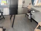 Zwarte eettafel 180cm ZSMWEG, Huis en Inrichting, Tafels | Eettafels, Ophalen, Gebruikt, 50 tot 100 cm, 150 tot 200 cm