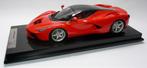Ferrari LaFerrari Rood met Carbon dak van Amalgam #10 van 10, Ophalen of Verzenden, Nieuw, 1:9 t/m 1:12, Auto