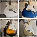 Squier strat electric guitars collection + accessories, Ophalen, Zo goed als nieuw, Solid body, Fender