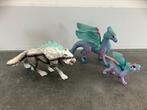 Schleich set Eldrador Sneeuw Wolf en Bayala bloemendraak, Ophalen of Verzenden, Zo goed als nieuw