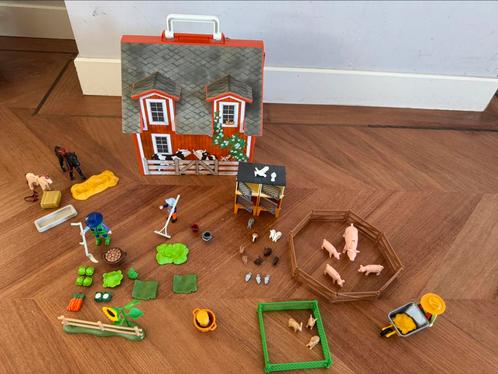 Playmobil meeneem boerderij (helemaal compleet), Kinderen en Baby's, Speelgoed | Playmobil, Zo goed als nieuw, Ophalen