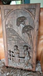 Frans vintage houten paneel met houtsnijwerk
63 bij 32, Antiek en Kunst, Ophalen of Verzenden