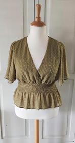 Amisu groene top / peplum maat XL, H&M, Maat 42/44 (L), Ophalen of Verzenden, Zo goed als nieuw