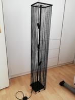 Stijlvolle zwarte vloerlamp, 100 tot 150 cm, Ophalen of Verzenden, Zo goed als nieuw, Metaal