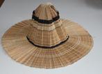 Rieten opvouwbare zonnehoed hoed strandhoed, 55 cm (S, 6⅞ inch) of minder, Hoed, Zo goed als nieuw, Ophalen