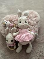 Amigurumi babyset knuffel rammelaar en speenkoord, Nieuw, Ophalen of Verzenden