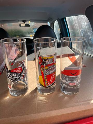 Coca-Cola Glazen Set van 3 beschikbaar voor biedingen