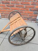 Prachtige antieke hardhouten wagen eind 19de eeuw €49, Antiek en Kunst, Ophalen of Verzenden