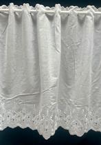 Valletje / kort gordijn met hoogte 60cm, Wit, Ophalen of Verzenden, Zo goed als nieuw, 200 cm of meer