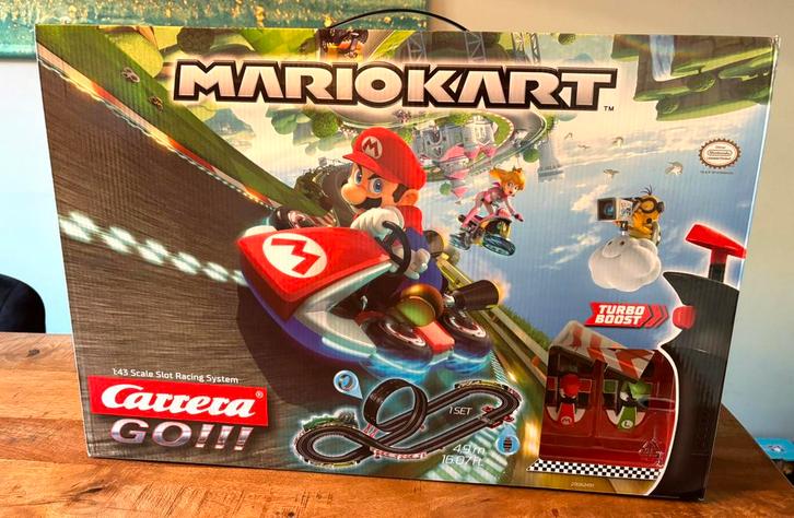 Carrera Go!!! Nintendo Mario Kart Racebaan, Kinderen en Baby's, Speelgoed | Racebanen, Zo goed als nieuw, Racebaan, Elektrisch