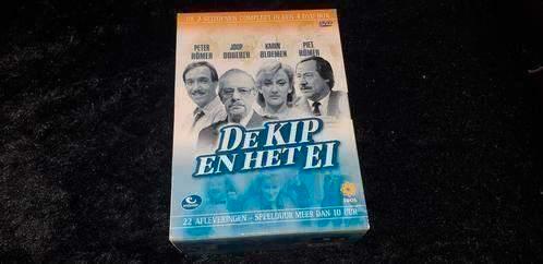 Te koop dvd box De kip en het ei  seizoen 1&2, Cd's en Dvd's, Dvd's | Tv en Series, Zo goed als nieuw, Komedie, Alle leeftijden