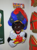 Groot plastic zwarte Piet of 5 december bord sinterklaas, Diversen, Sinterklaas, Ophalen of Verzenden, Zo goed als nieuw