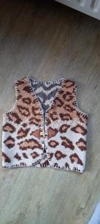 Handgemaakte bodywarmer maat 110 van wollen deken, Ophalen of Verzenden, Gebruikt, Handgemaakt, Jongetje of Meisje