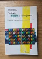 Dyslexie: Stoornis of intelligentie!, Ophalen of Verzenden, Zo goed als nieuw, Overige onderwerpen, Sjan Verhoeven, Gertrudie Boersen