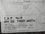 Vliegtuig  DH  82 Tiger moth vliegtuig   bouwtekening, Ophalen of Verzenden, Zo goed als nieuw, Overige typen