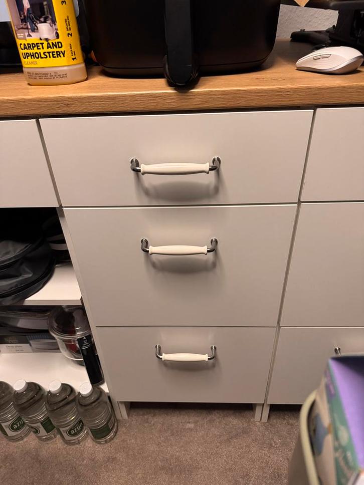 3 knoxhult ladekasten van de IKEA, Huis en Inrichting, Kasten | Ladekasten, Zo goed als nieuw, Minder dan 100 cm, Minder dan 50 cm