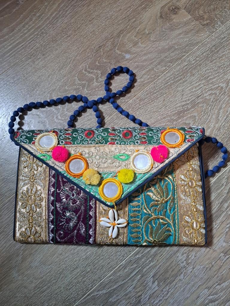 Ibiza Style Clutch Tasje, Ophalen of Verzenden, Zo goed als nieuw, Overige kleuren, Avondtasje