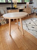 bijzettafel, Huis en Inrichting, Tafels | Bijzettafels, Ophalen of Verzenden, Rond, Minder dan 55 cm, 45 tot 60 cm