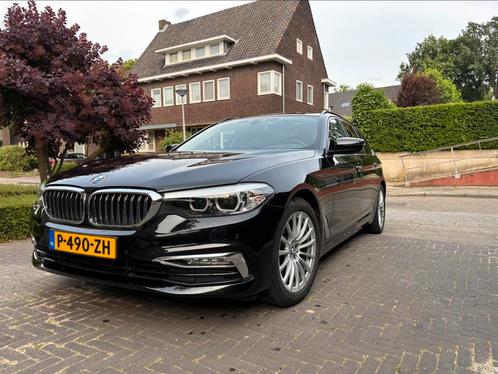 BMW 5-Serie 520D 120KW Aut. 2017 Zwart, Auto's, BMW, Particulier, 5-Serie, Achteruitrijcamera, Airbags, Airconditioning, Alarm