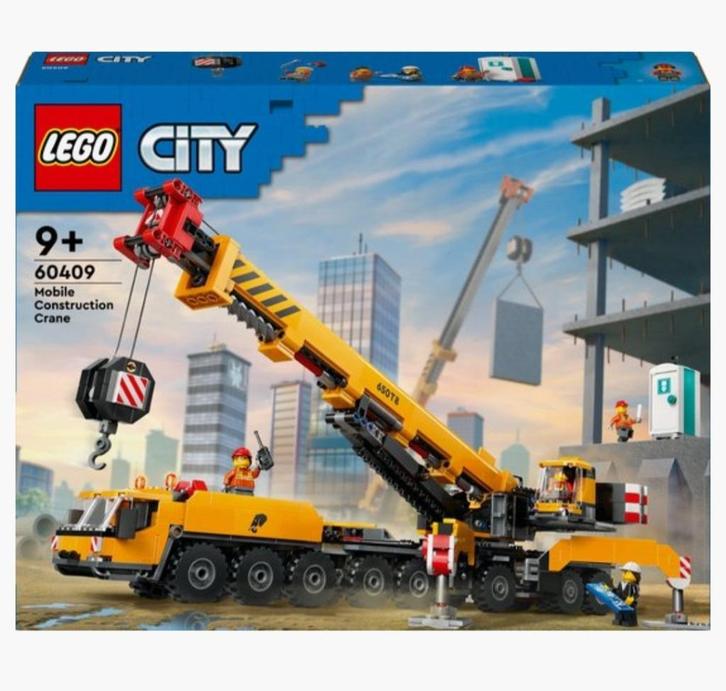 LEGO CITY gele mobiele bouwkraan 60409 *NEW*, Kinderen en Baby's, Speelgoed | Duplo en Lego, Nieuw, Lego, Complete set, Ophalen of Verzenden