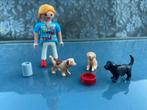 Playmobil Set 4687 - vrouw met hondjes, Ophalen of Verzenden, Gebruikt, Los playmobil