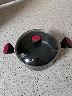 Tefal pan 24 cm, Ophalen of Verzenden, Gebruikt, Rvs, Koekenpan of Braadpan