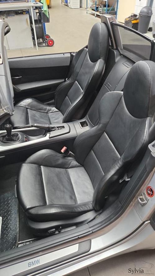 Zwart Leren sport interieur stoelen elektrische met stoelver, Auto-onderdelen, Interieur en Bekleding, Gebruikt, Ophalen of Verzenden