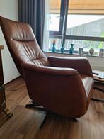 Leren Sta-op Stoel met Bediening in Leuning, Huis en Inrichting, Fauteuils, Ophalen, 75 tot 100 cm, Leer, 50 tot 75 cm