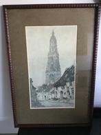 Anton Pieck Ets - Cuneratoren Rhenen, Antiek en Kunst, Kunst | Tekeningen en Foto's, Ophalen of Verzenden